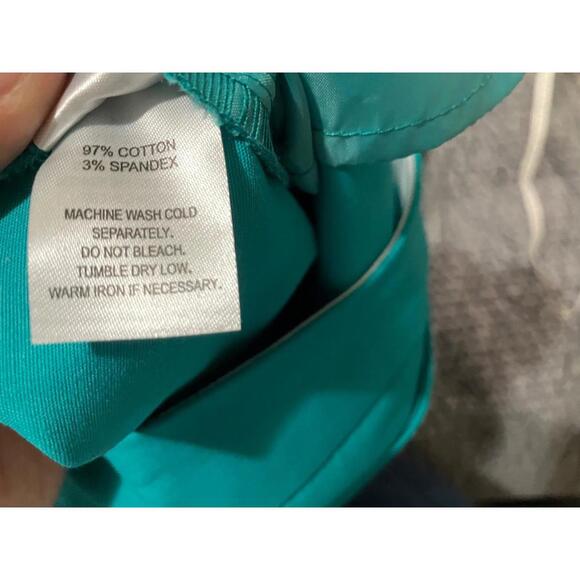 Modern Fit Crosby Teal Pants Women's Size 4 NWT Slim Leg - Picture 4 of 8